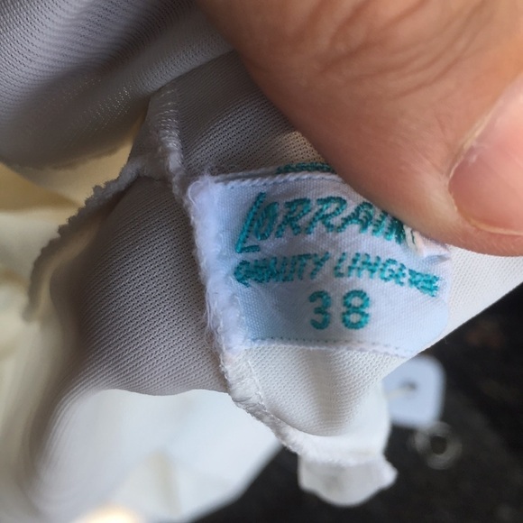 Vintage 1960’s 1970’s Lorraine full slip lingerie size 38 medium - Picture 7 of 7